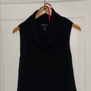 White House Black Market Black Sleeveless Top